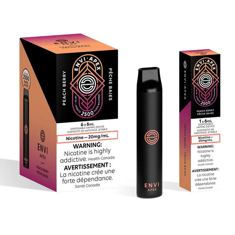ENVI Disposable - Envi Apex Peach Berry vape shop vape store wii vape gta york toronto ontario canada best price cheap #1  shop number one shop in toronto Herbal Vape dry herb concentrates Shatter Dabs Weed dash vapes Marijuana weed