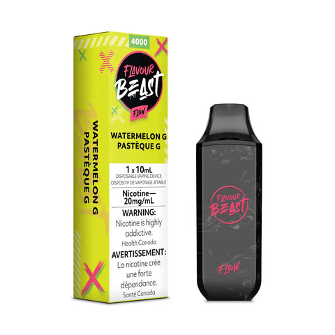 FLAVOUR BEAST Flow Disposable 20mg -  Watermelon G vape shop vape store wii vape gta york toronto ontario canada best price cheap #1  shop number one shop DISPOSABLE DISPOSABLES salt nic salt Nicotine TFN  in toronto Herbal Vape dry herb concentrates  Shatter Dabs Weed dash vapes  Marijuana weed Supreme