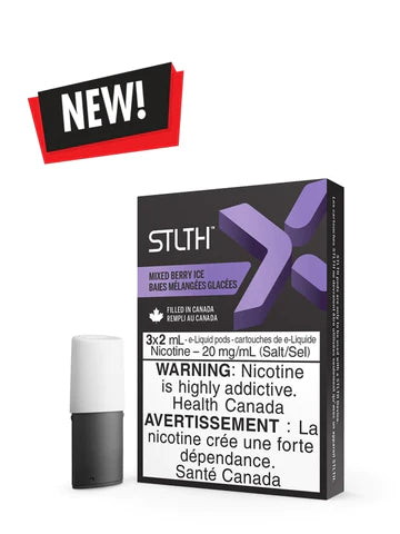 STLTH X POD PACK MIXED BERRY ICE (3 PACK) vape shop vape store wii vape gta york toronto ontario canada best price cheap #1  shop number one shop in toronto Herbal Vape dry herb concentrates Shatter Dabs Weed Marijuana weed