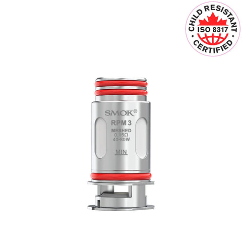 Smok RPM3 Meshed Coil 5/PK vape shop vape store wii vape gta york toronto ontario canada best price cheap #1  shop number one shop DISPOSABLE DISPOSABLES salt nic salt Nicotine TFN  in toronto Herbal Vape dry herb concentrates  Shatter Dabs Weed dash vapes  Marijuana weed Supreme