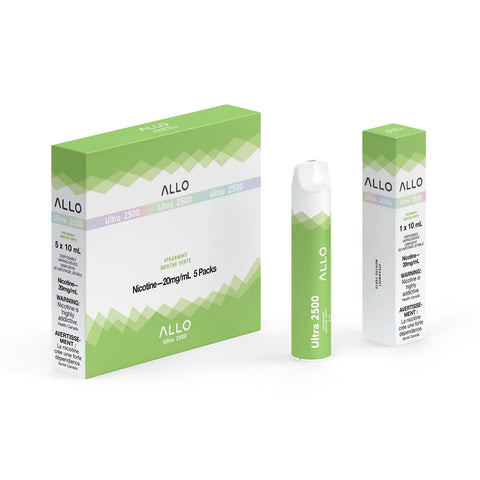 Allo Ultra 2500 Disposable -  Spearmint 20mg ON