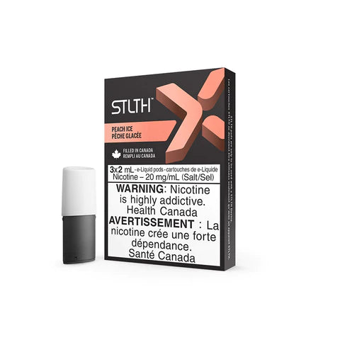 STLTH X POD PACK PEACH ICE (3 PACK) vape shop vape store wii vape gta york toronto ontario canada best price cheap #1  shop number one shop in toronto Herbal Vape dry herb concentrates Shatter Dabs Weed Marijuana weed