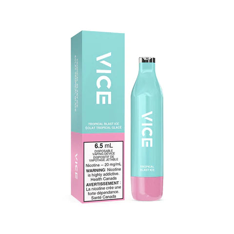 VICE 2500 DISPOSABLE - TROPICAL BLAST ICE vape shop vape store wii vape gta york toronto ontario canada best price cheap #1  shop number one shop DISPOSABLE DISPOSABLES salt nic salt Nicotine TFN  in toronto Herbal Vape dry herb concentrates  Shatter Dabs Weed dash vapes  Marijuana weed Supreme